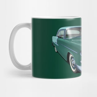 1955 Chevrolet in dark green Mug